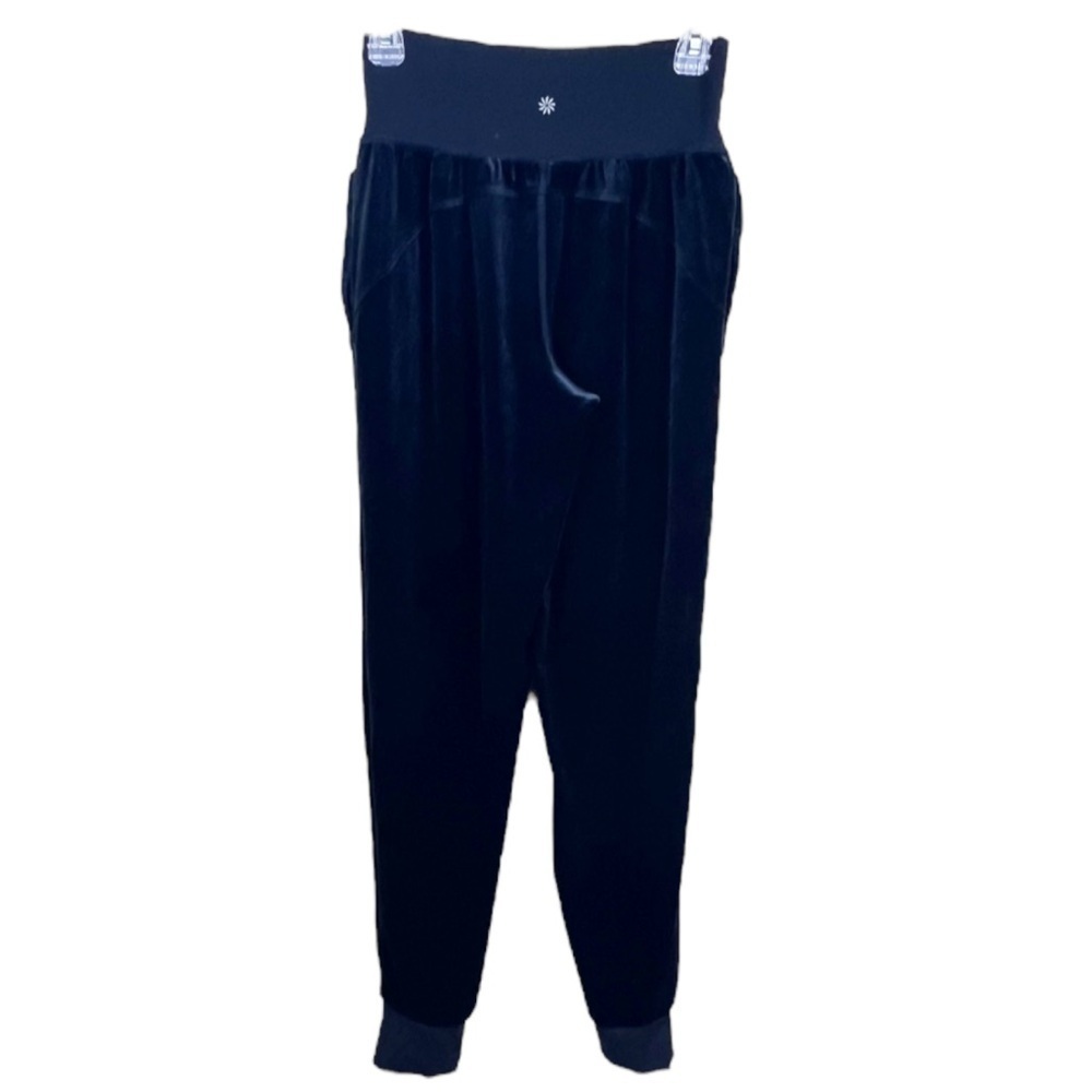 Athleta Salutation Velvet Jogger Pant Black - Picture 3 of 9
